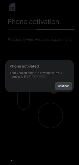 Phone activation