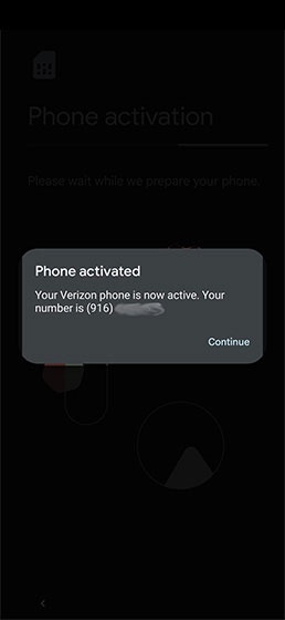 Phone activation