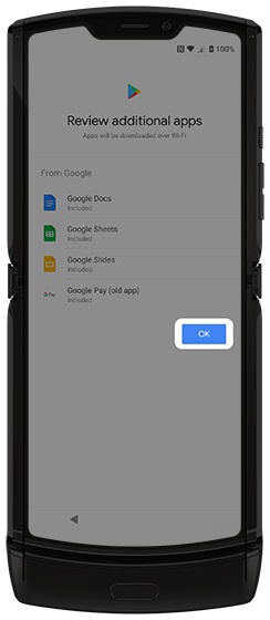 Anything else? screen with emphasis on setting options and No thanks button