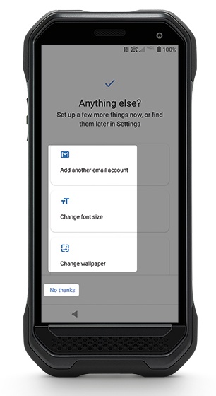Additional setup options