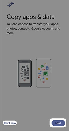 Copy data