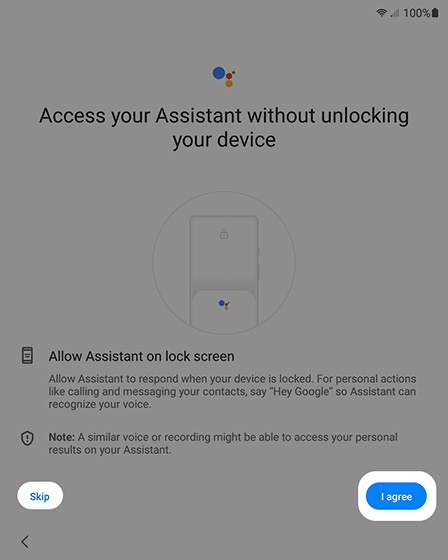 Unlock with Google Assistant