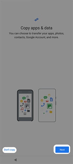 Copy data