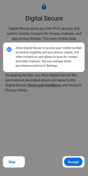 Digital Secure screen