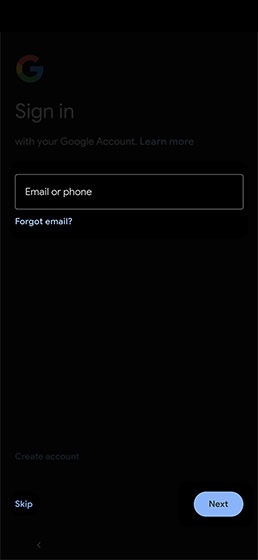 Gmail sign in