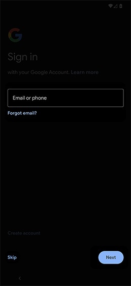 Gmail sign in