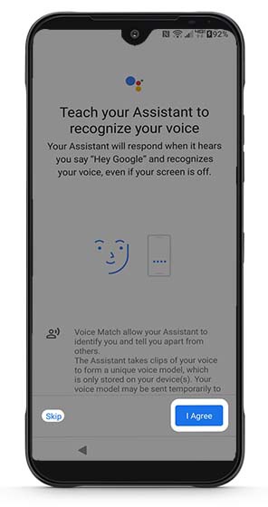 Assistant with Hey Google