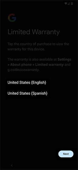 Limited Warranty