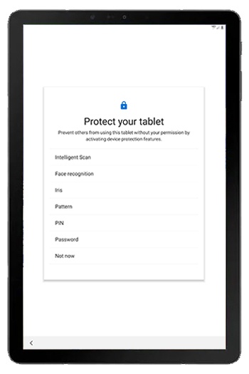 Select a Lock screen option