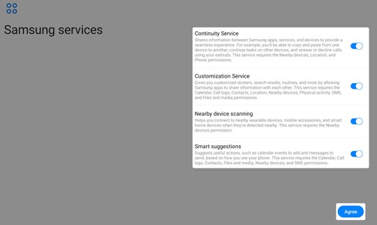 Samsung account