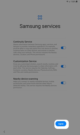 Samsung services