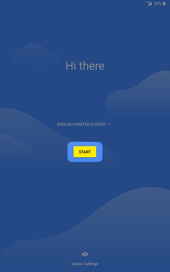 Start screen