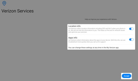 Verizon services