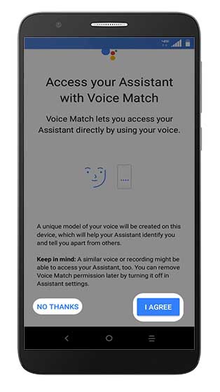 Set up Voice Match