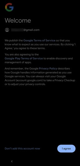Google Welcome