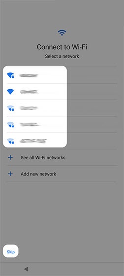 Connect to Wi-Fi