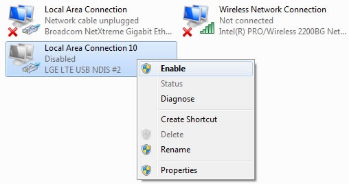 Enable Connections