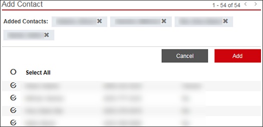 Add contacts