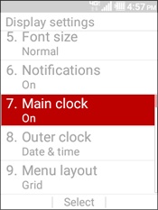 Select Brightness Level