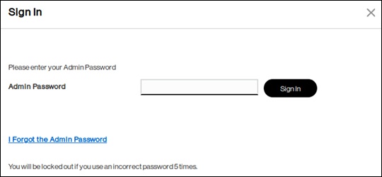 Admin login