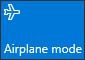 Airplane mode on