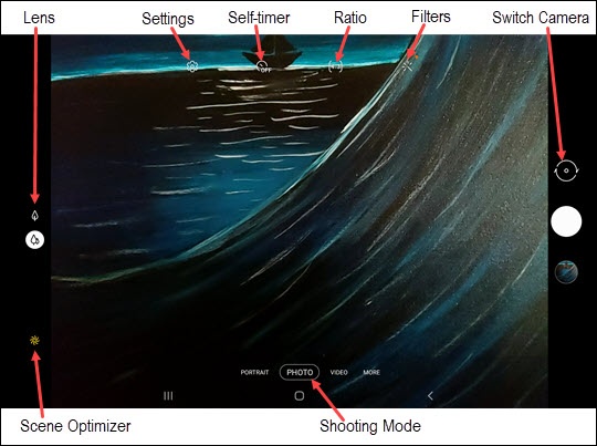 Camera options