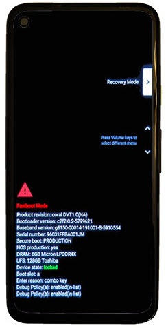 Android Recovery Screen With Recovery Mode
