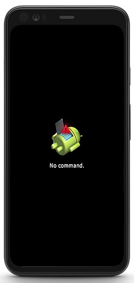 Android Recovery Screen With No Command