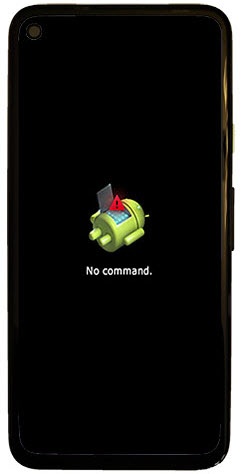 Android Recovery Screen With No Command