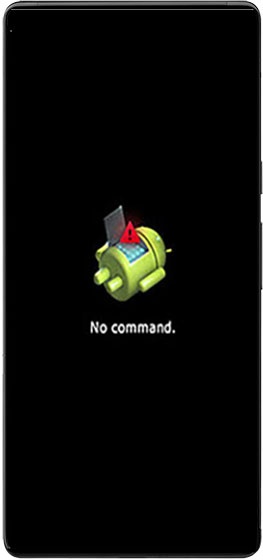 Android Recovery Screen With No Command