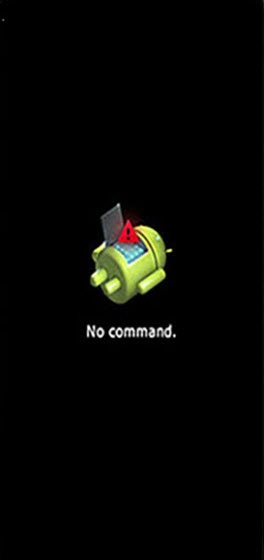 Android Recovery Screen With No Command