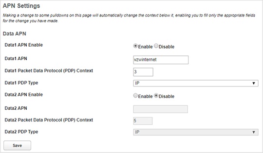 APN Settings