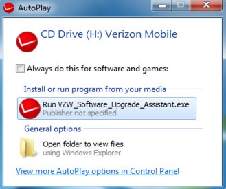 Run installer from Autoplay