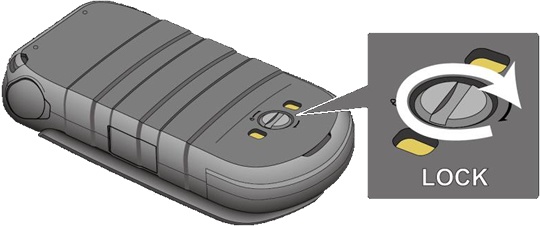 Turn the Screw to Lock the Cover