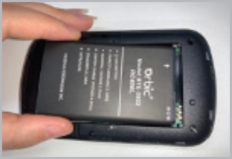 Insert the battery