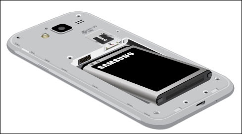 Insert battery