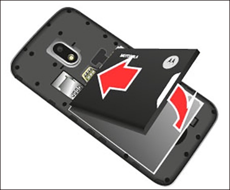 Insert the battery