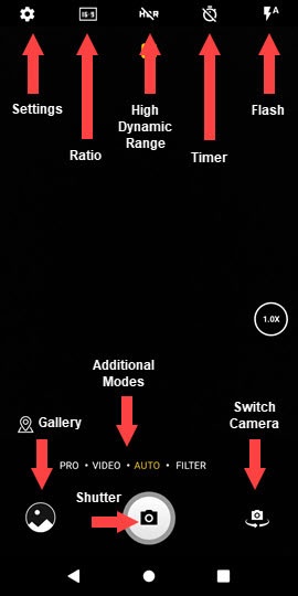 Camera options