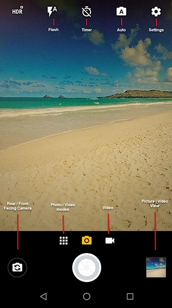 Camera options