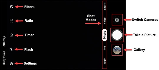 Select a Camera Option