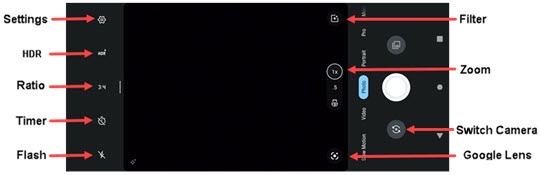 Camera home screen