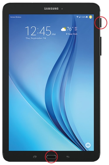 Samsung Galaxy Tab E 8 0 Capture A Screenshot Verizon
