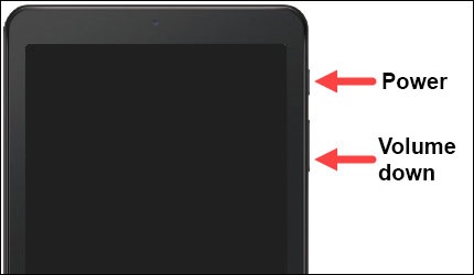 Samsung galaxy tab power deals button not working