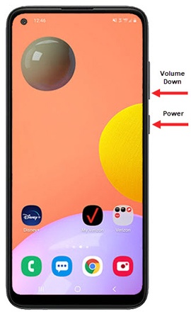 Samsung Galaxy A11 Capture A Screenshot Verizon