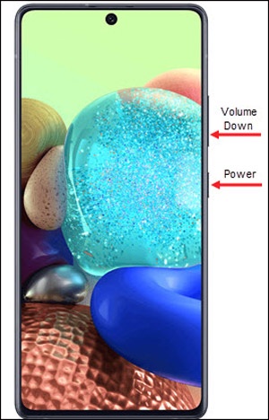 How to Screenshot on Samsung A71? 2