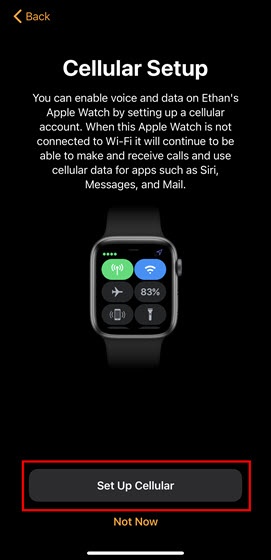 Data plan store apple watch