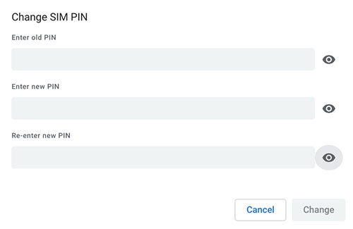 Change SIM PIN