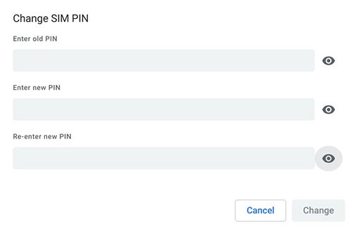 Change SIM PIN