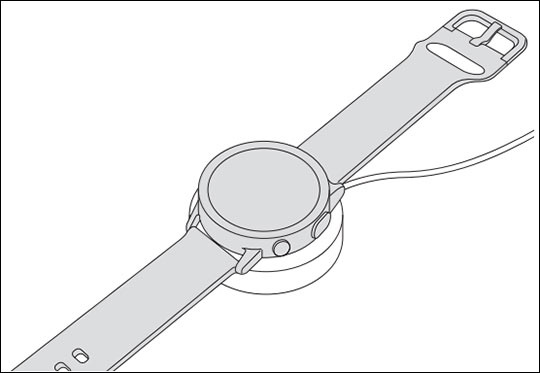 Samsung galaxy outlet watch 3 charging