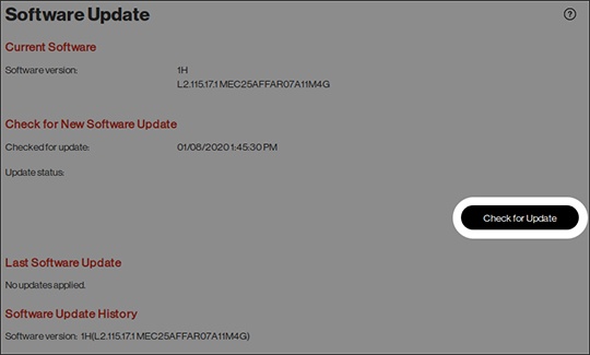 Check for update
